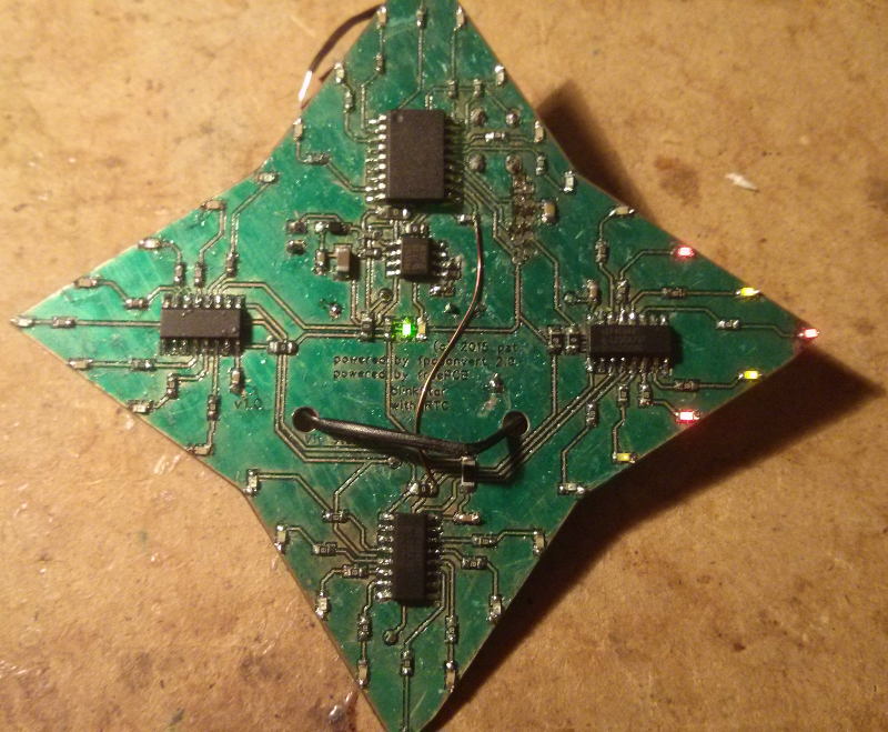 Finished and working star