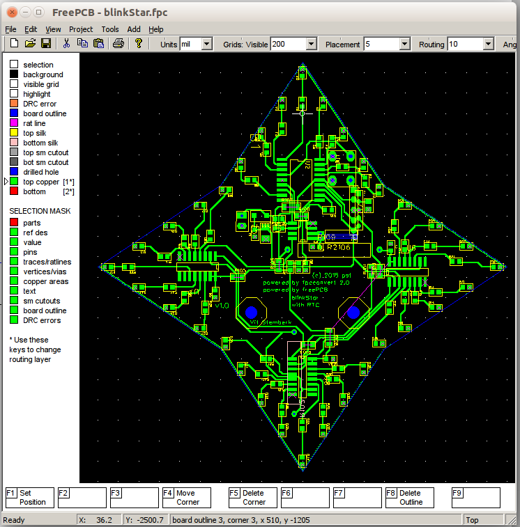 Project in FreePCB