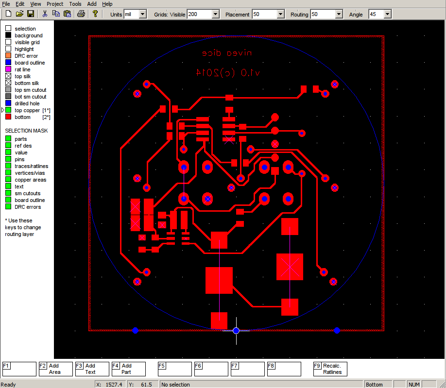 Project in FreePCB
